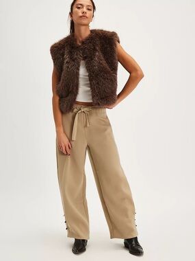 Free People Big Band Sweatpants Trousers Size M NWT Barrel Cut